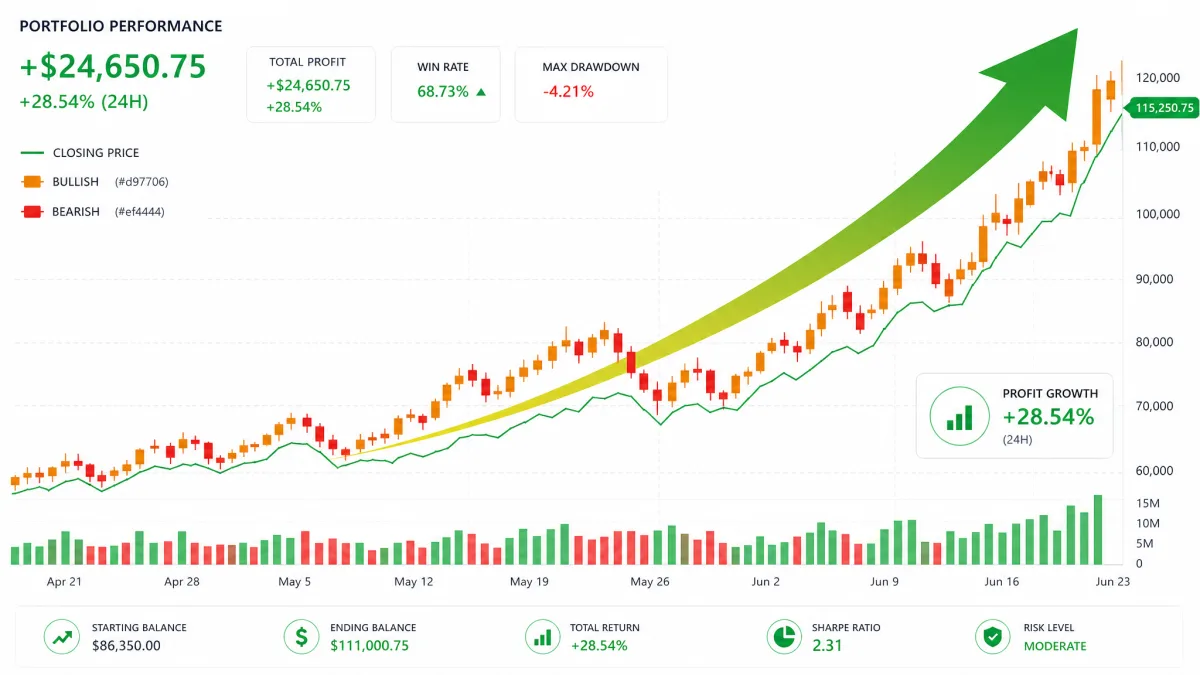 Zarza Invería — condiciones de trading y gráfico de beneficios